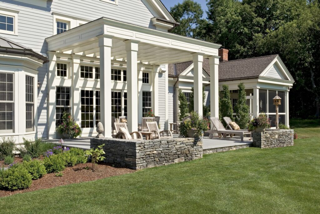 Portfolio Pergola Terrace & Dry-Stone Wall