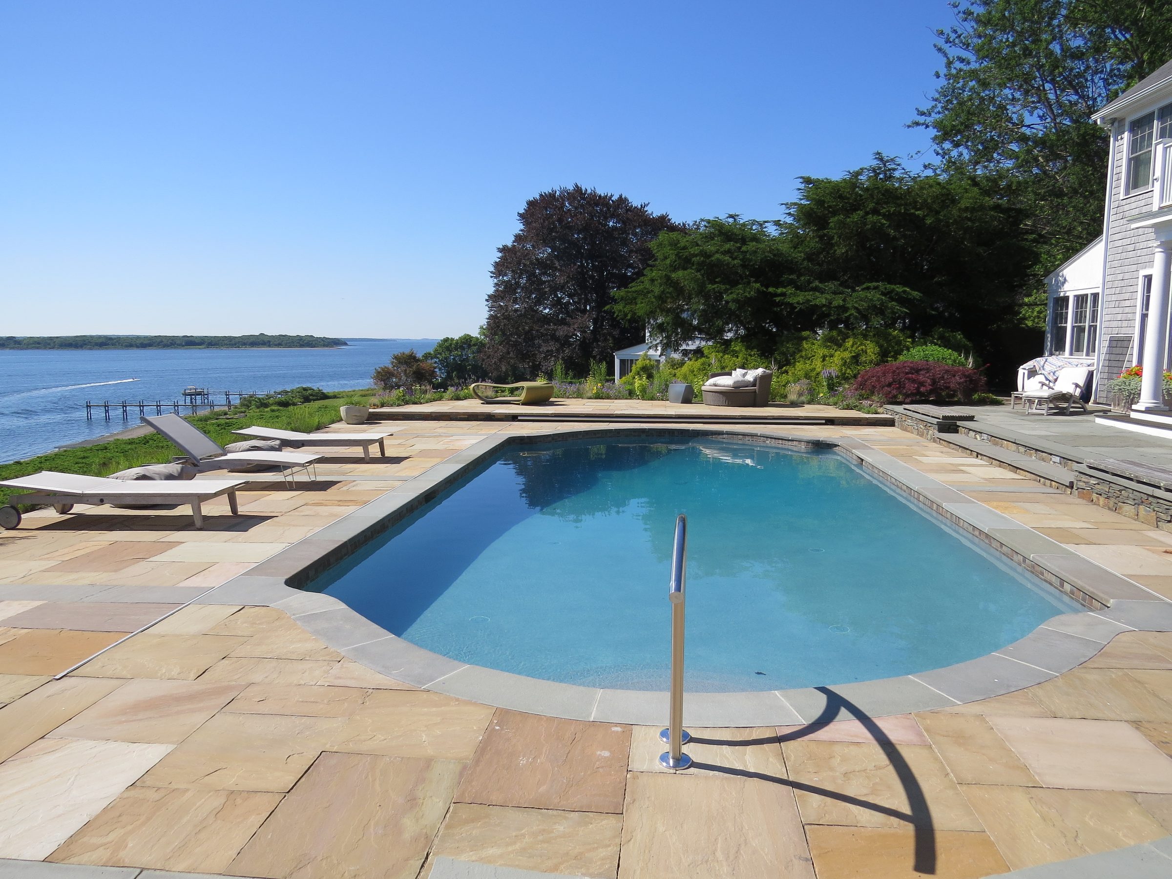 Home Pool Freeform Waterfront