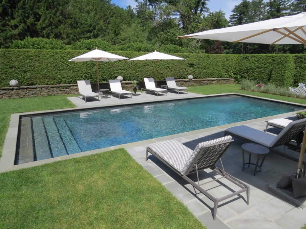 Portfolio Rectangular Pool With Loungers