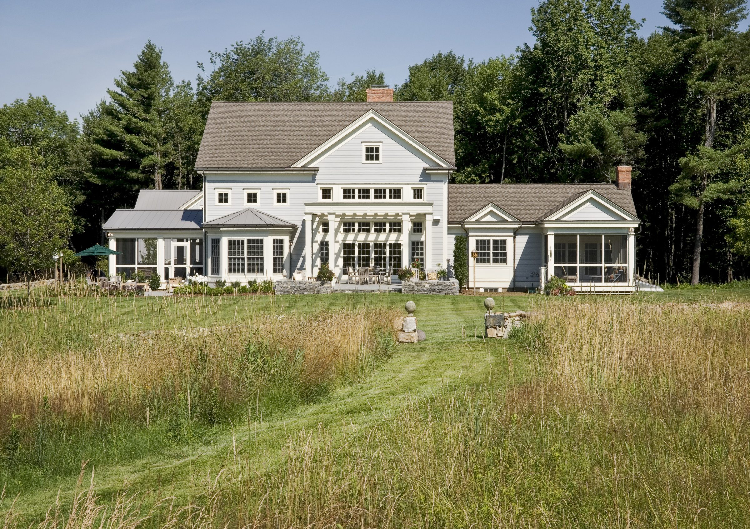 Home Residence Meadow Elevation