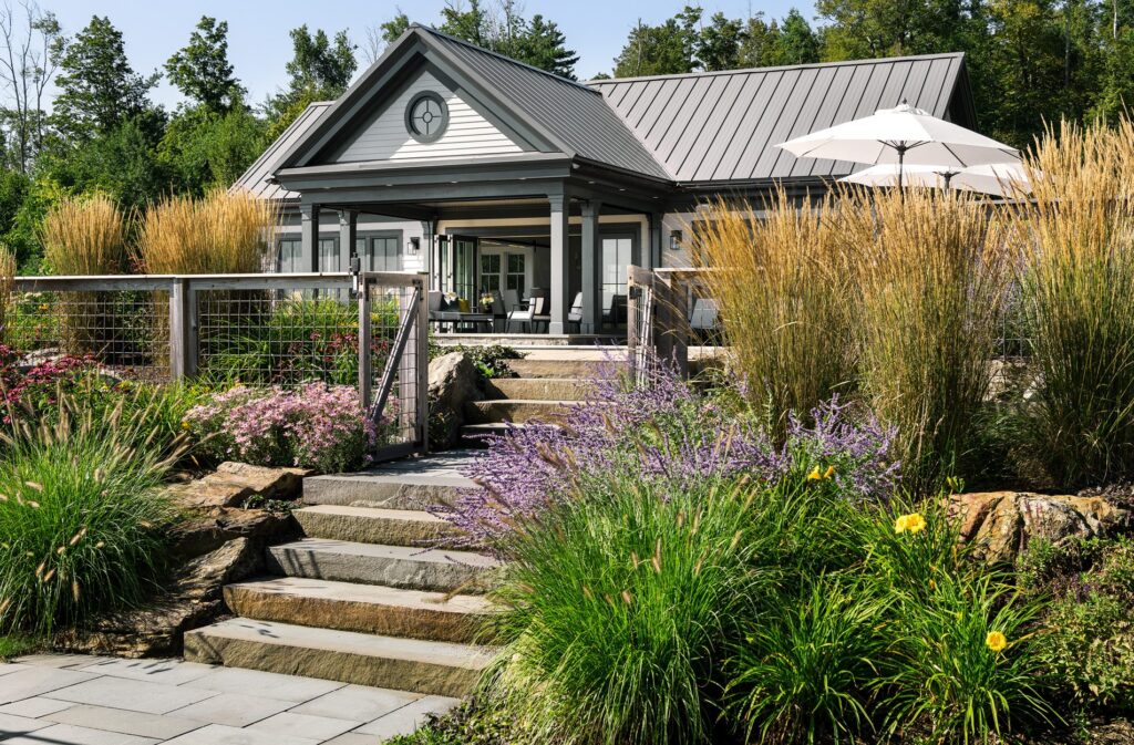 Portfolio Stone Steps To The Pool House