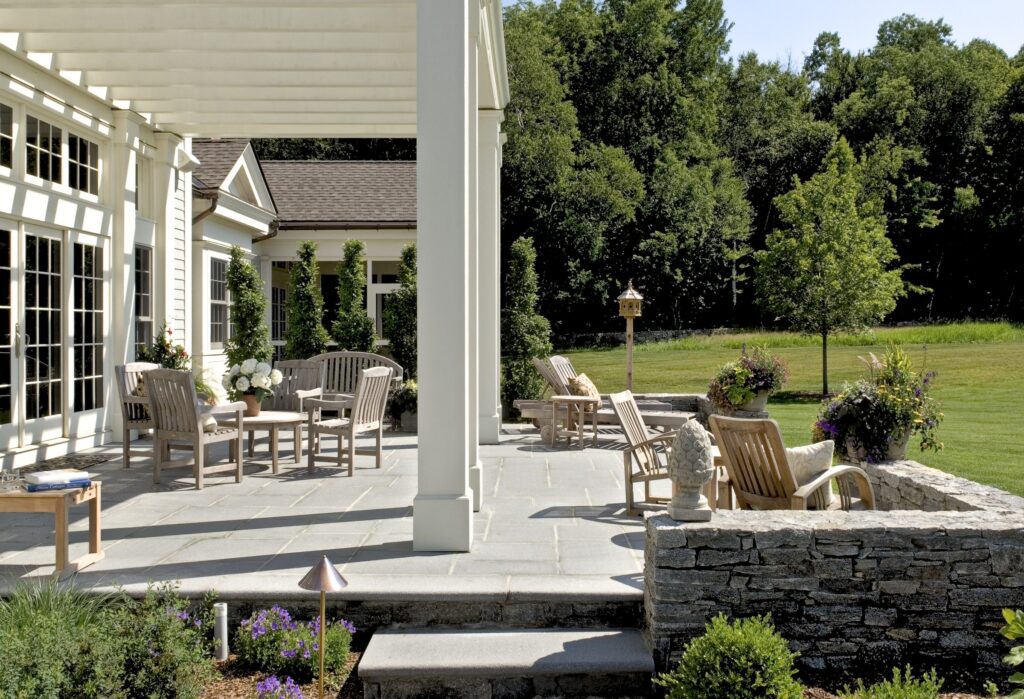 Portfolio Bluestone Terrace & Teak Seating